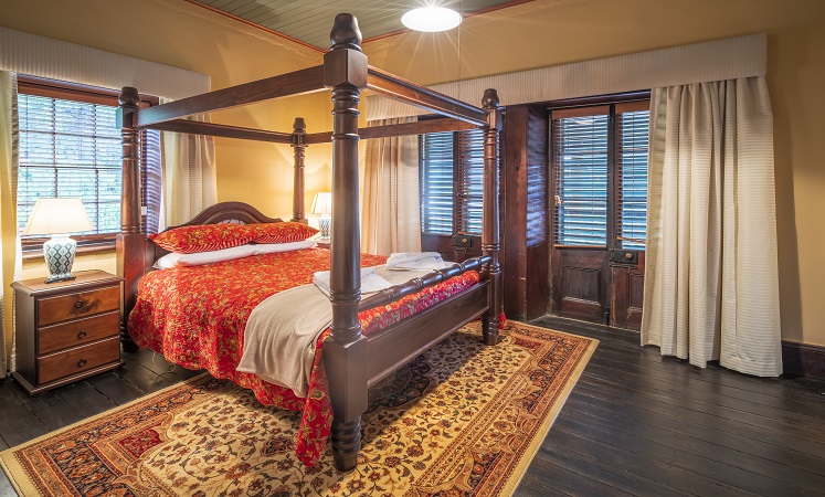 Main bedroom at St Bernards Presbytery. Photo: John Spencer/OEH
