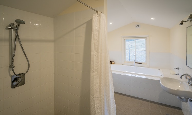 Bathroom at St Bernards Presbytery. Photo: John Spencer/OEH