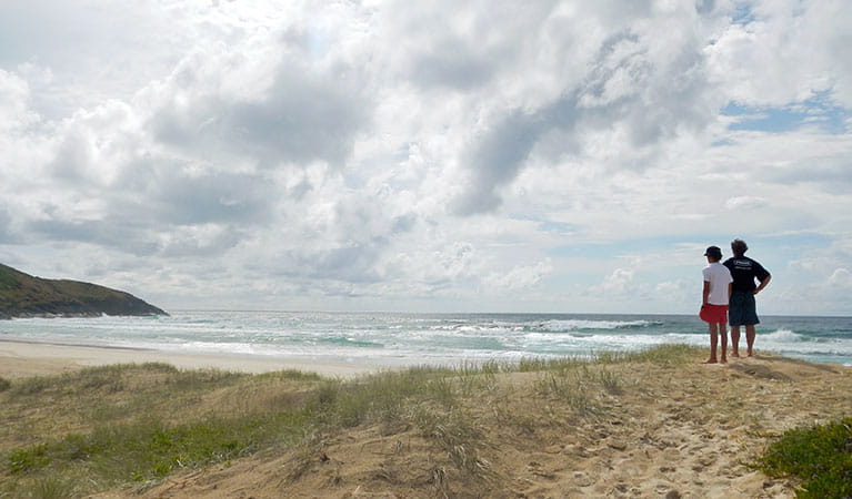 The beach near Hungry Gate campground in Hat Head National Park. Photo: Debby McGerty &copy; Debby McGerty