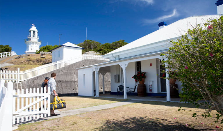 Smoky Cape Lighthouse Cottages, Hat Head National Park. Photo: David Finnegan/NSW Government