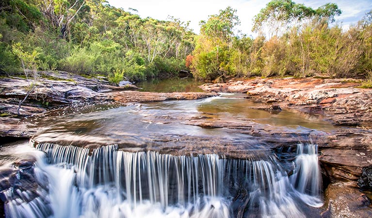 Kingfisher Pool picnic area, Heahtcote National Park. Photo: Nick Cubbin &copy; OEH