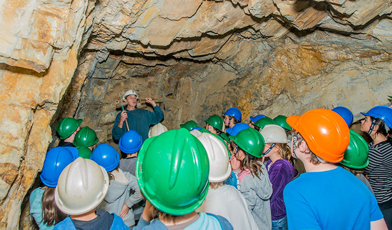 Bald Hill tourist mine, Hill End Historic Site. Photo: John Spencer