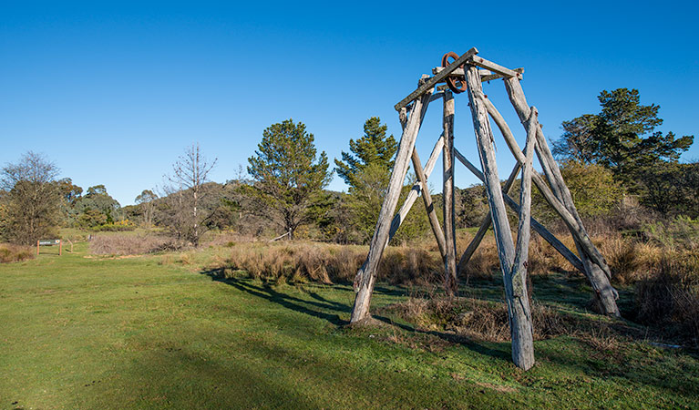 Bald Hill walking track, Hill End Historic Site. Photo: John Spencer &copy; OEH