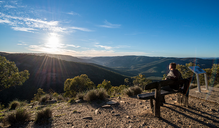 Beaufoy Merlin lookout, Hill End Historic Site. Photo: John Spencer