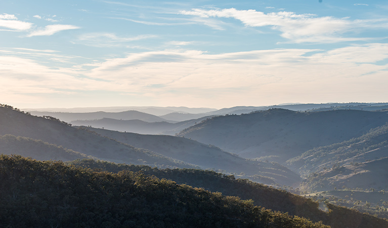 Beaufoy Merlin lookout, Hill End Historic Site. Photo: John Spencer