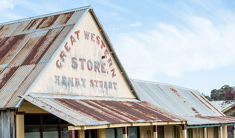 Great Western Store, Hill End Historic Site. Photo: John Spencer.