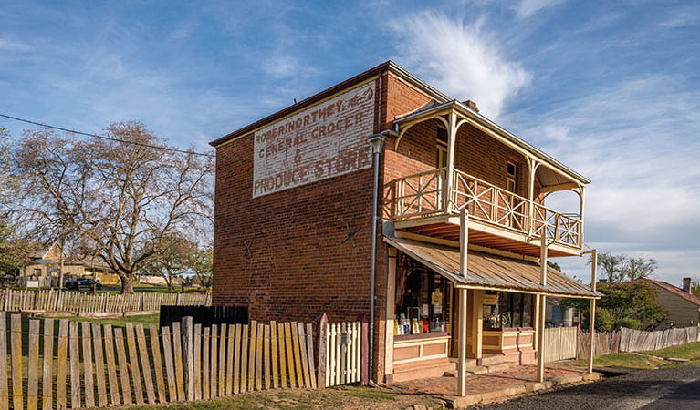 Northeys Store in Hill End Historic Site. Photo: John Spencer/DPIE