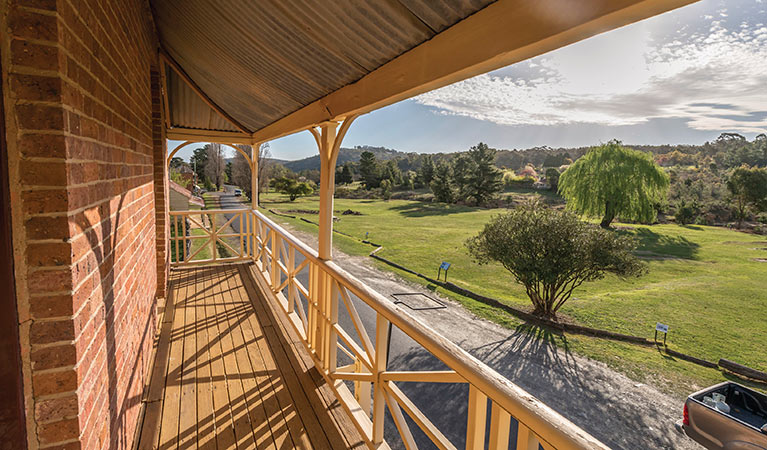 View of the countryside from the balcony, Northeys apartment. Photo: John Spencer/DPIE