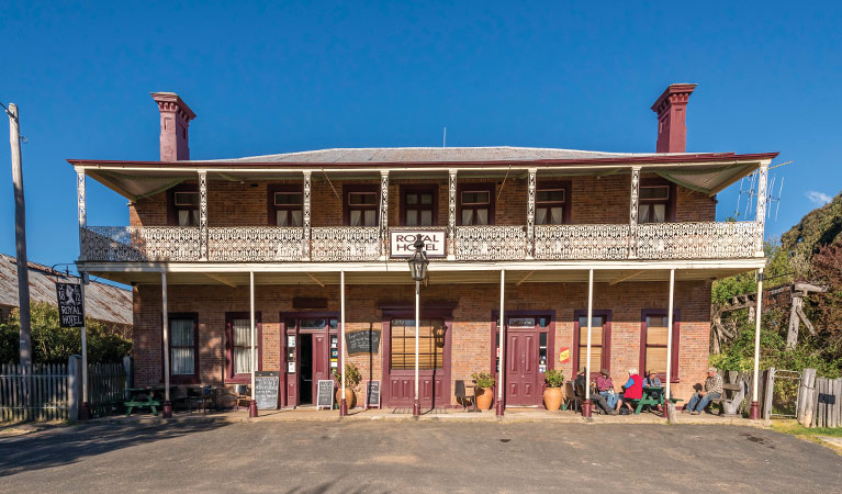 Exterior of Royal Hotel pub in Hill End Historic Site. Photo: John Spencer/OEH