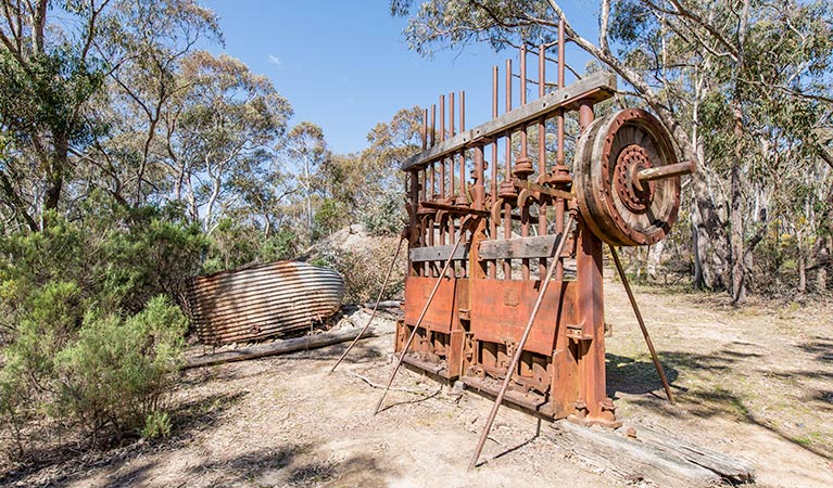 Valentines mine, Hill End Historic Site. Photo: John Spencer/OEH