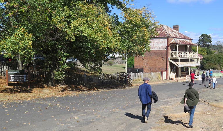 Village walking track, Hill End Historic Site. Photo: E Sheargold &copy; OEH