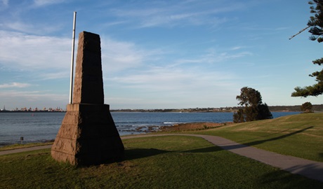 Site of Captain Cooks landing place. Photo: Andy Richards