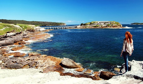 View to Bare Island, Kamay Botany Bay National Park. Photo: Andy Richards