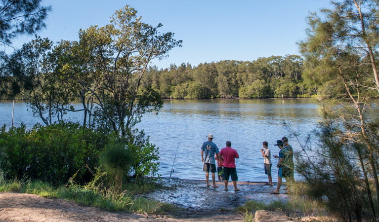 Double Wharf picnic area, Karuah National Park. Photo: John Spencer/NSW Government