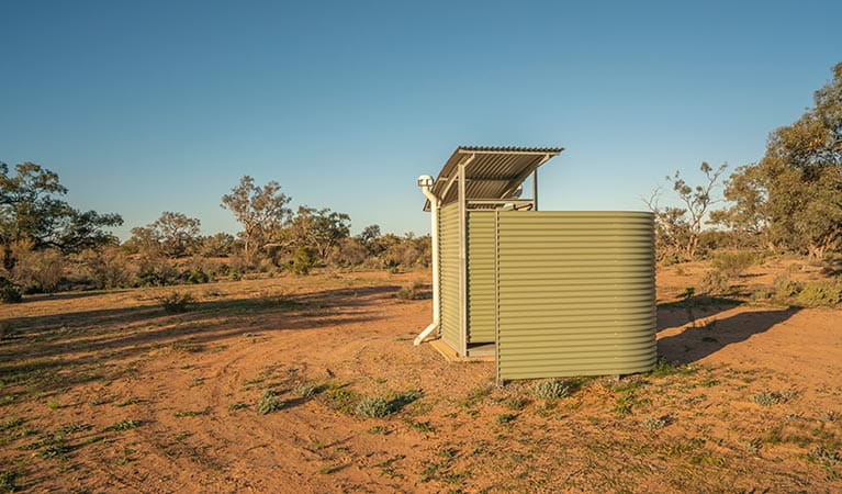 Toilet block at Emu Lake campground. Photo: John Spencer/DPIE