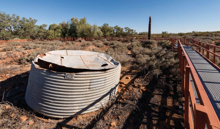 Old Kinchega Homestead, Kinchega National Park. Photo: J Spencer/OEH.