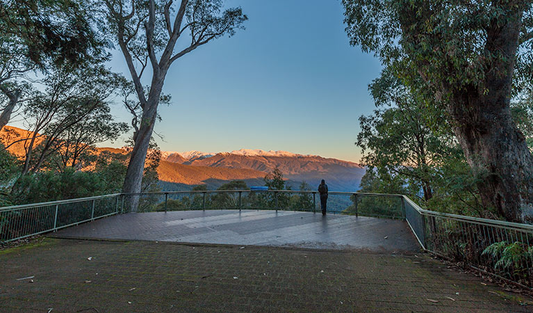 Scammells Ridge lookout, Kosciuszko National Park. Photo: Murray Vanderveer &copy; OEH