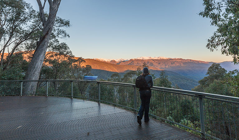 Scammells Ridge lookout, Kosciuszko National Park. Photo: Murray Vanderveer &copy; OEH