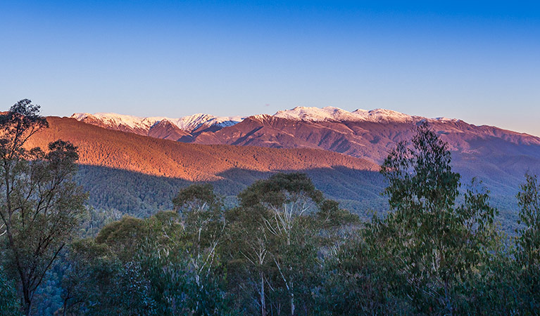 Scammells Ridge lookout, Kosciuszko National Park. Photo: Murray Vanderveer &copy; OEH