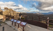 Wallace Craigie lookout, Kosciuszko National Park. Photo: Murray Vanderveer/DPIE