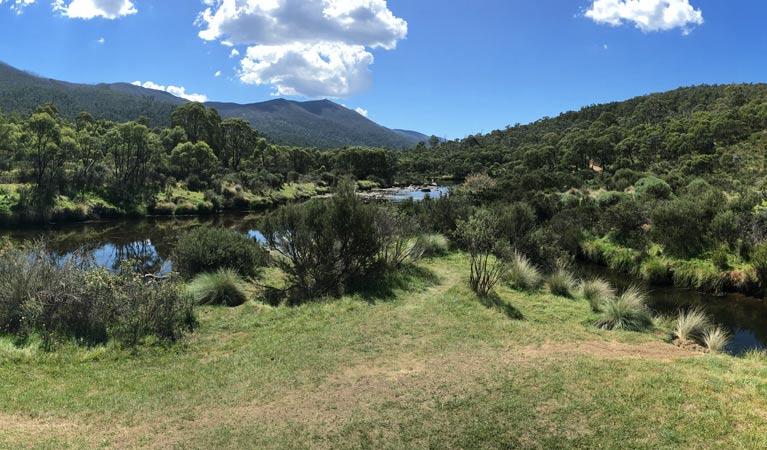 Views of Thredbo River from Bullocks Hut, Kosciuszko National Park. Photo: Stephen Townsend/OEH