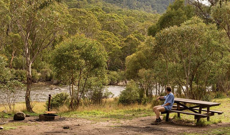 Island Bend campground, Kosciuszko National Park. Photo: John Spencer/OEH