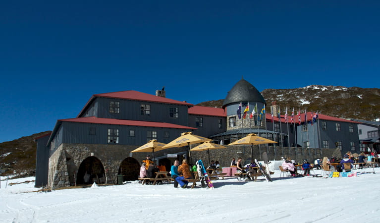 Charlotte Pass Ski Resort, Kosciuszko National Park. Photo: S Pawsey/Charlotte Pass Village Pty Ltd