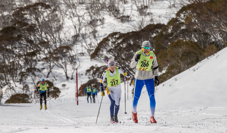 Perisher Range cross-country ski trails, Kosciuszko National Park. Photo: John Spencer