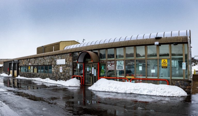 Exterior of Perisher Valley Office in the Thredbo-Perisher area of Kosciuszko National Park. Photo: Murray Vanderveer &copy; DPIE