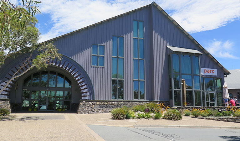 Snowy Region Visitor Centre in Jindabyne, gateway to Kosciuszko National Park. Photo: Elinor Sheargold &copy; OEH