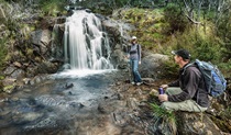 Waterfall walking track, Kosciuszko National Park. Photo: Murray Vanderveer &copy; OEH