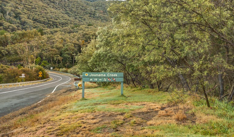 Jounama Creek campground, Kosciuszko National Park. Photo: Murray van der Veer