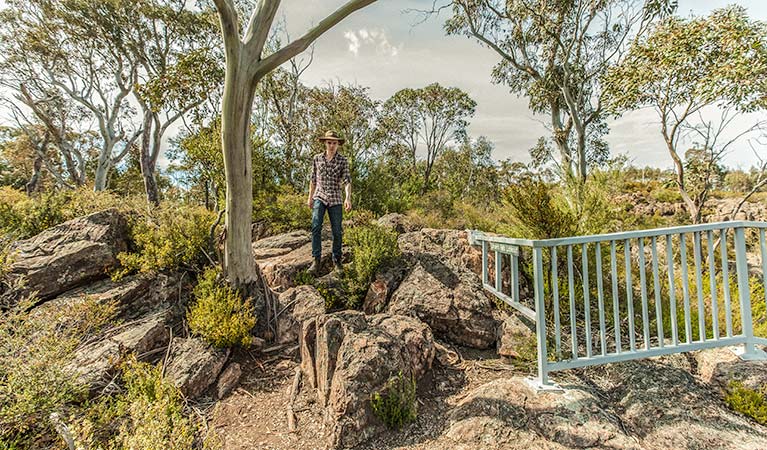 Landers Falls lookout, Kosciuszko National Park. Photo: Murray Vanderveer