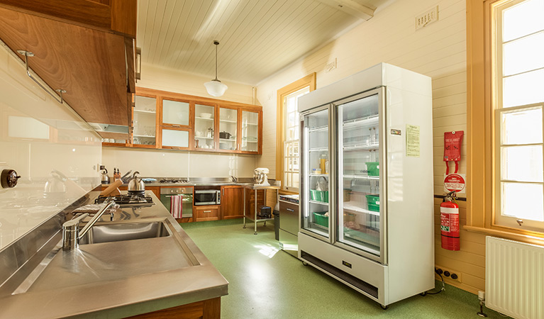 Kitchen in Yarrangobilly Caves House, Kosciuszko National Park. Photo: Murray Vanderveer/OEH