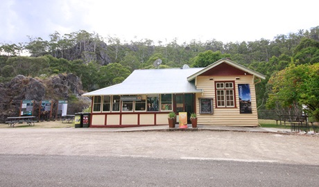 Yarrangobilly Caves visitor centre, in northern Kosciuszko National Park. Photo: Elinor Sheargold &copy; OEH