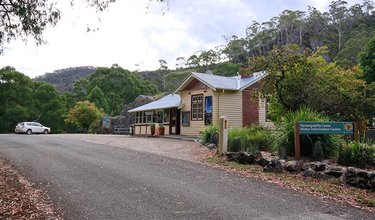 Yarrangobilly Caves visitor Centre, Kosciuszko National Park. Photo: Elinor Sheargold &copy; OEH