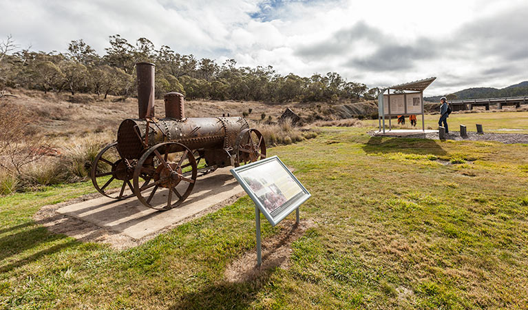 Yarrangobilly Village campground, Kosciuszko National Park. Photo: Murray Vanderveer/NSW Government