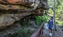 Aboriginal heritage walk, Ku-ring-gai Chase National Park. Photo: Andrew Richards/OEH