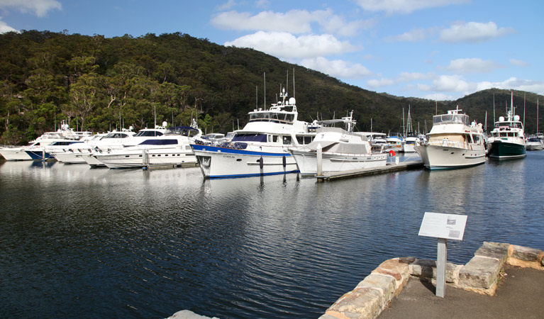 Empire Marina boats, Ku-ring-gai Chase National Park. Photo: Andrew Richards