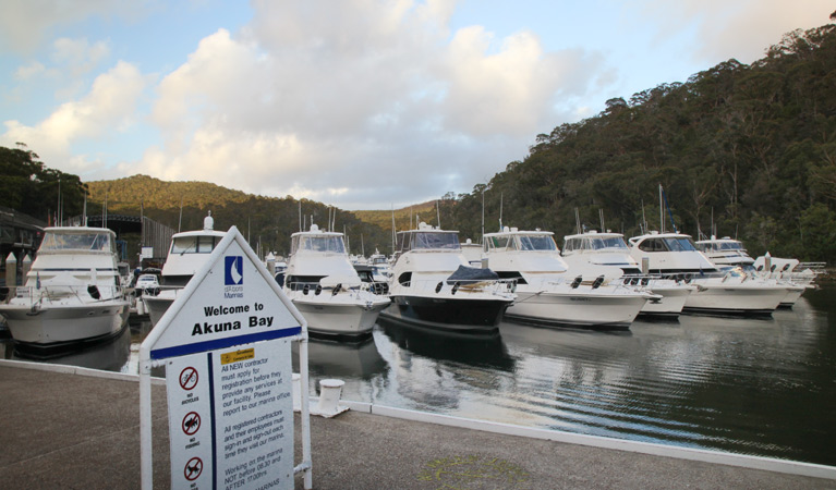 Akuna Bay Marina, Ku-ring-gai Chase National Park. Photo: Andy Richards