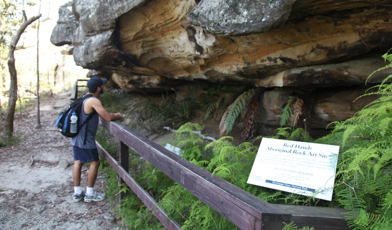 Red Hands Cave, Ku-ring-gai Chase National Park. Photo &copy; Andrew Richards