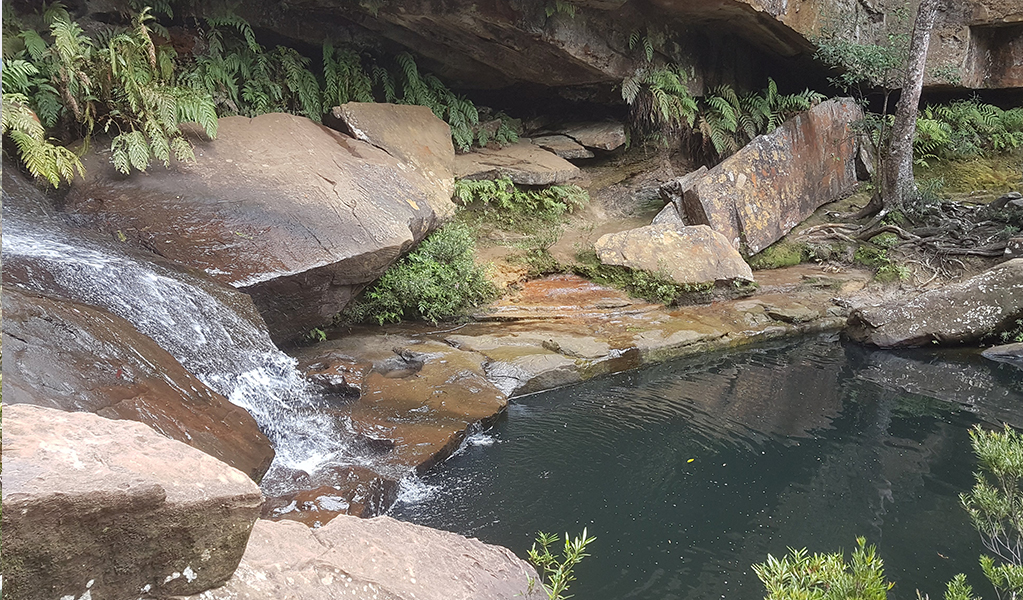 Upper Gledhills Falls is not safe for swimming after rain. Climbing and abseiling are prohibited here. Credit and &copy; R.Whiteley.