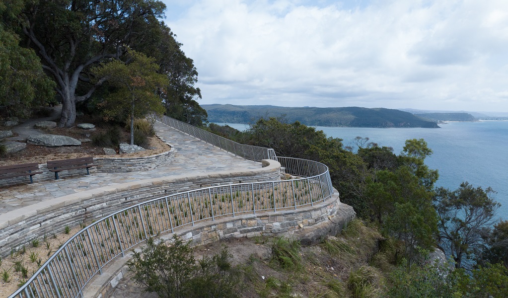 West Head lookout, showing Central Coast headlands to the north in the distance. Credit: Drew Elliot &copy; DCCEEW