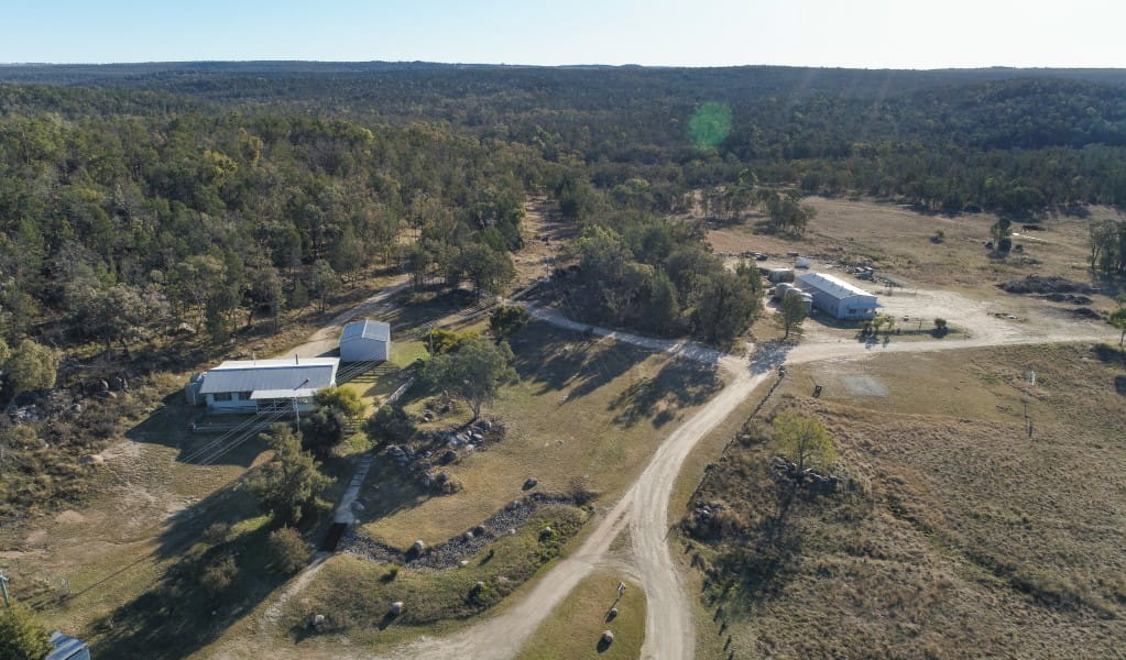 An aerial view of Lavender Vale Homestead in Kwiambal National Park. Photo &copy; DPE