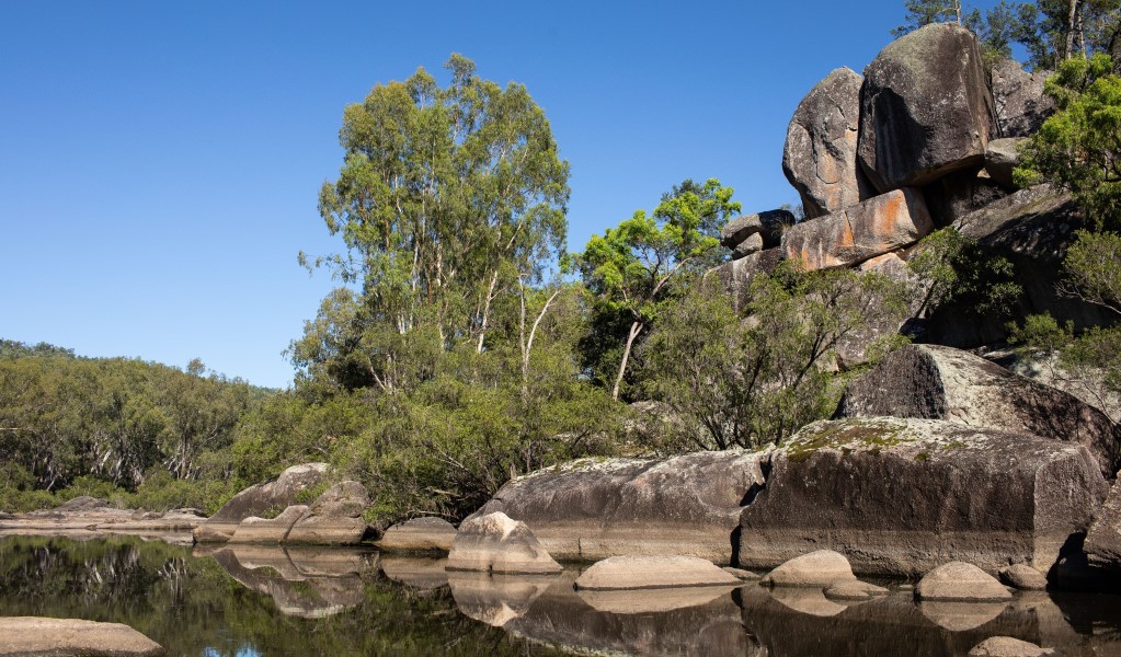 The Severn River at Lemon Tree Flat campground in Kwiambal National Park. Photo: Simon Scott &copy; DCCEEW
