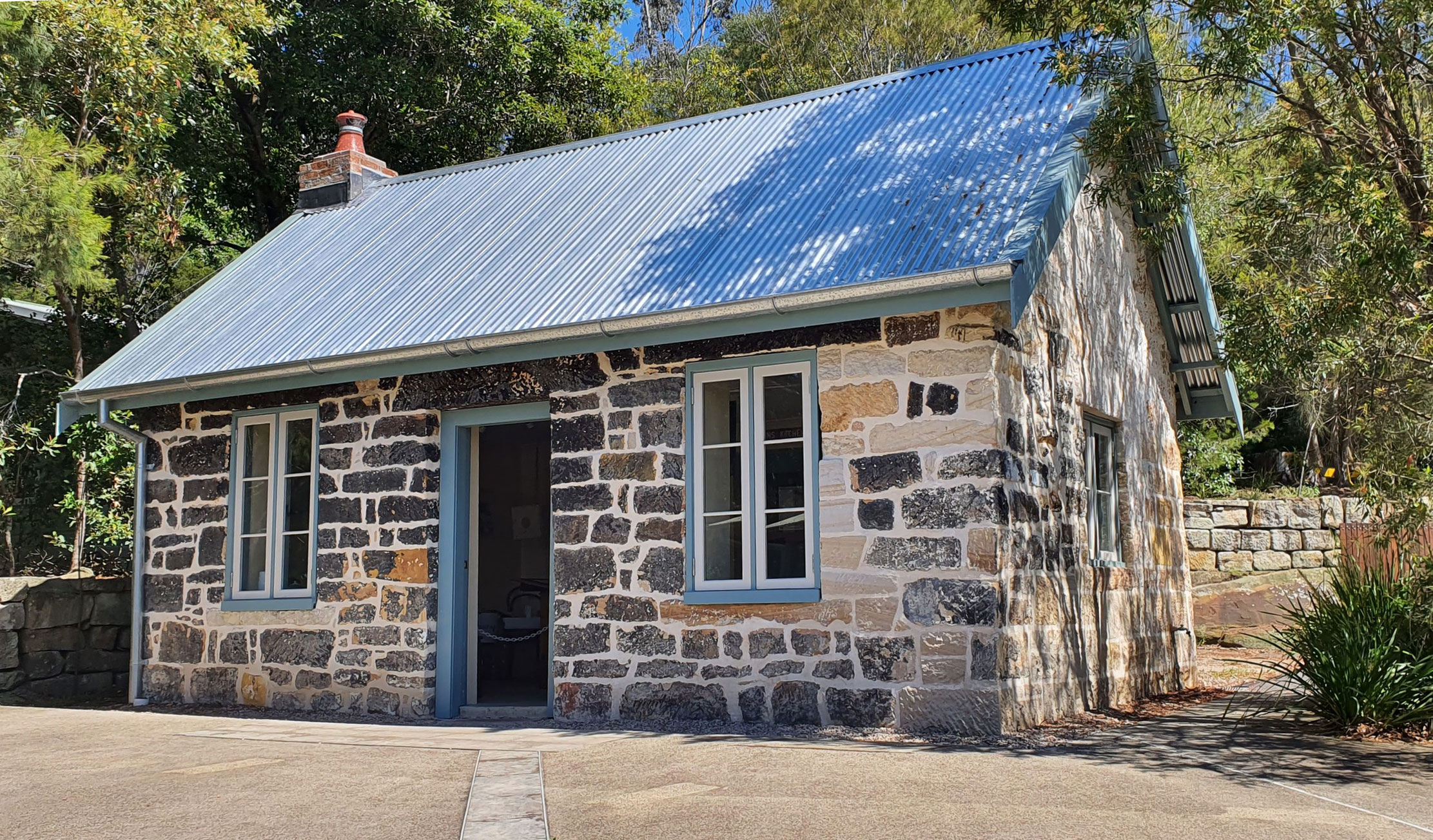 The southern exterior of Jenkins Kitchen, Lane Cove National Park. Photo: Ryan Siddons &copy; DPIE