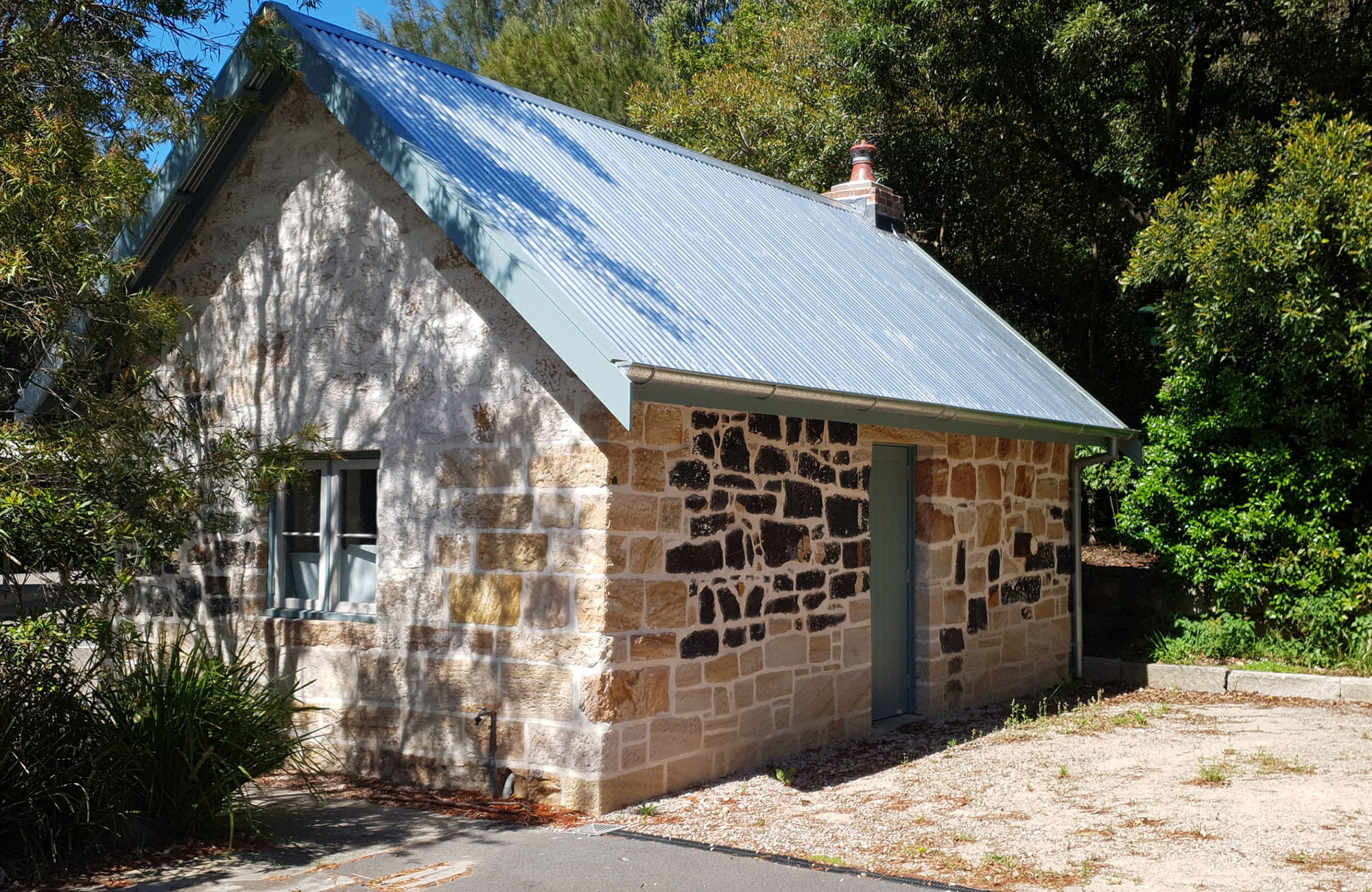 The northern exterior of Jenkins Kitchen, Lane Cove National Park. Photo: Ryan Siddons &copy; DPIE