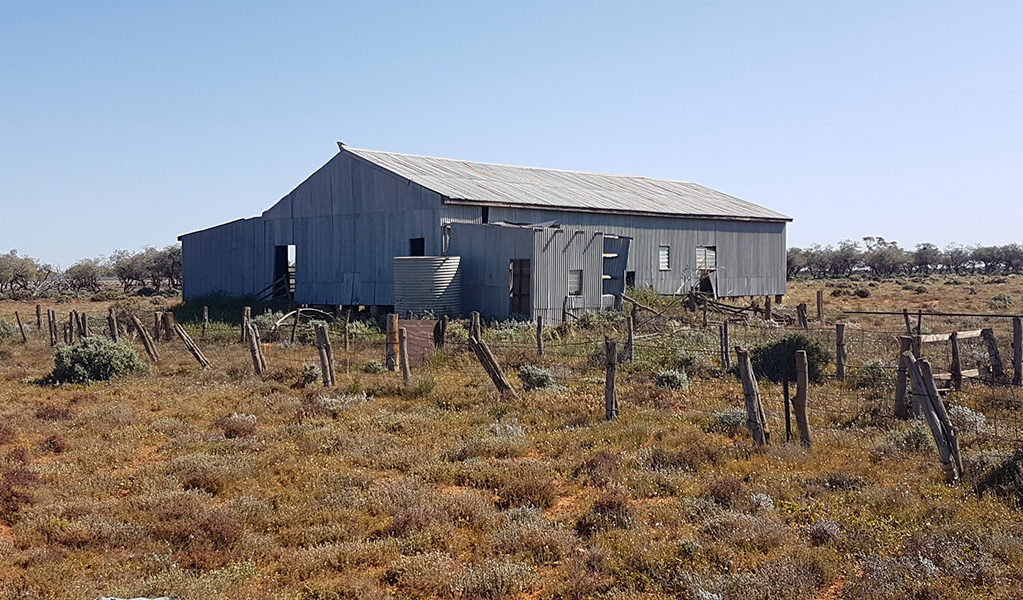 Lake View woolshed at Eckerboon Lake campground and picnic area in Langidoon-Metford State Conservation Area. Photo: Gareth Telfer &copy; DPE