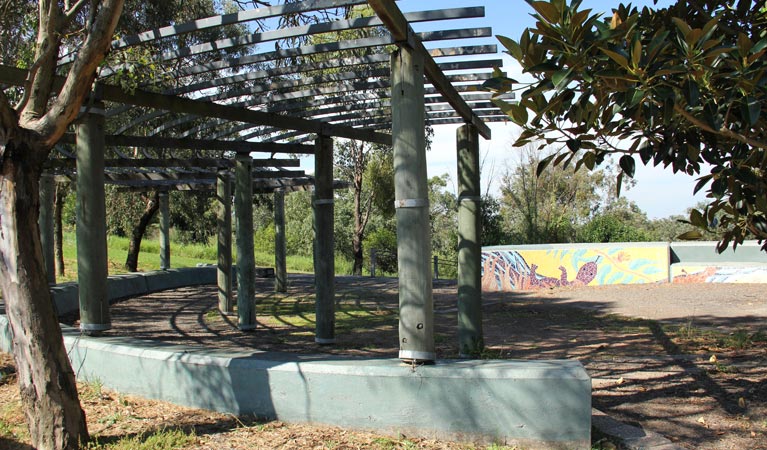 The picnic area at Leacock Regional Park. Photo: John Spencer &copy; DPIE