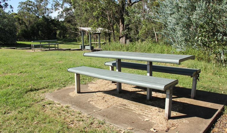 Picnic bench, Leacock Regional Park. Photo: John Spencer &copy; OEH